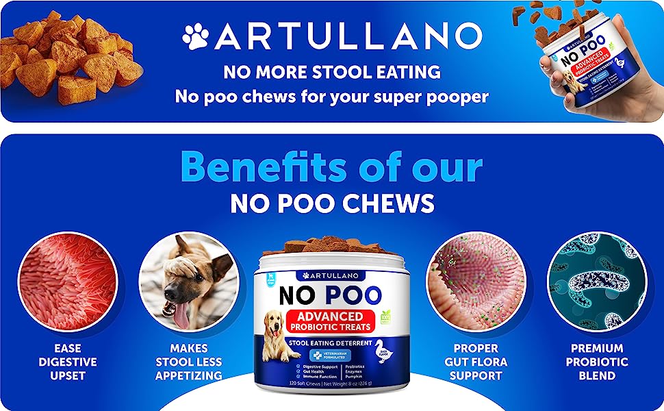 Artullano No Poo Probiotic Chews