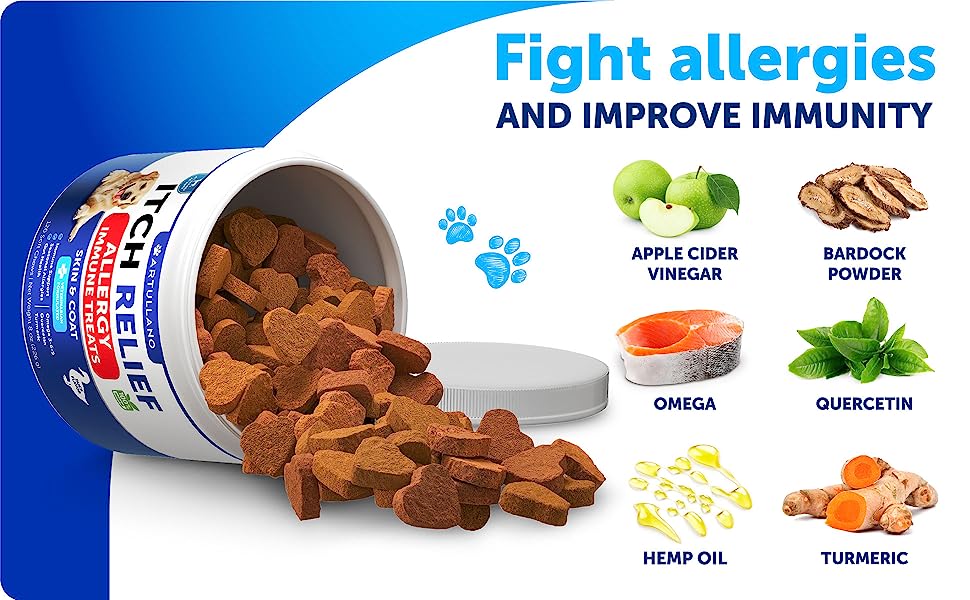 Artullano Allergy + Itch Immune Chews