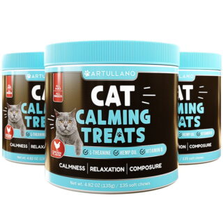 Treats to calm cats cheap